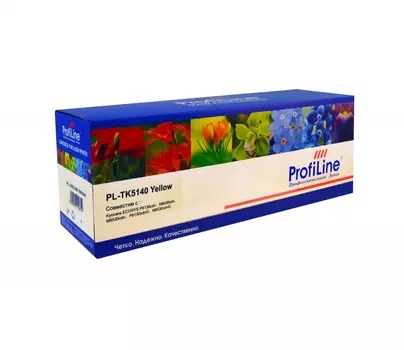 Картридж лазерный ProfiLine PL-TK-5140Y\PL_TK-5140Y_Y_WC (TK-5140Y/1T02NRANL0), желтый, 7000 страниц, совместимый для Kyocera Ecosys M6030/6530/6030cdn/6530cdn, P6130/6130cdn без чипа