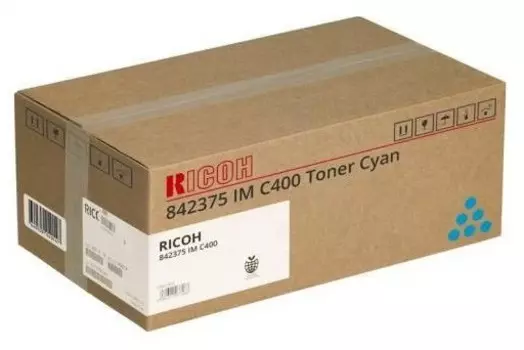 Картридж лазерный Ricoh 842375, голубой, 13700 страниц, оригинальный для Ricoh IM C400