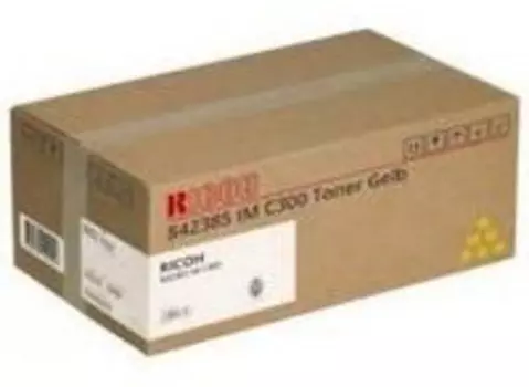 Картридж лазерный Ricoh 842385, желтый, 10300 страниц, оригинальный для Ricoh IMC300/400