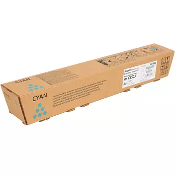 Картридж лазерный Ricoh MPC3503 C/841820, голубой, 18000 страниц, оригинальный для Ricoh MPC3003 / C3503