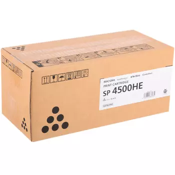 Картридж лазерный Ricoh SP4500HE/407318, черный, 12000 страниц, оригинальный для Ricoh SP 4510DN / 4510SF