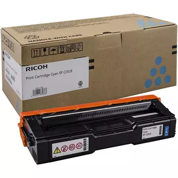 Картридж лазерный Ricoh SPC252E C/407532, голубой, 4000 страниц, оригинальный для Ricoh SPC252DN/252SF/262DNw/262SFNw