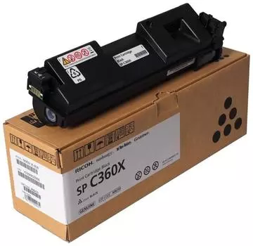 Картридж лазерный Ricoh SPC360X/408250, черный, 10000 страниц, оригинальный для Ricoh SPC361SFNw