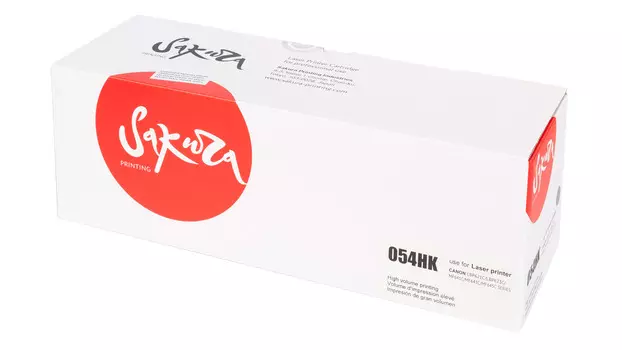 Картридж лазерный Sakura CRG054HK (054H/3028C002), черный, 3100 страниц, совместимый для Canon i-SENSYS LBP 621Cw/ 623Cdw, MF 641Cw/ 643Cdw/ 645Cx