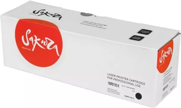 Картридж лазерный SAKURA SA106R01163/106R01167 (106R01163/106R01167), черный, 32000 страниц, совместимый, для Xerox Phaser 7760