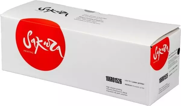 Картридж лазерный Sakura SA106R01526 (106R01526), черный, 18000 страниц, совместимый для Xerox Phaser 6700