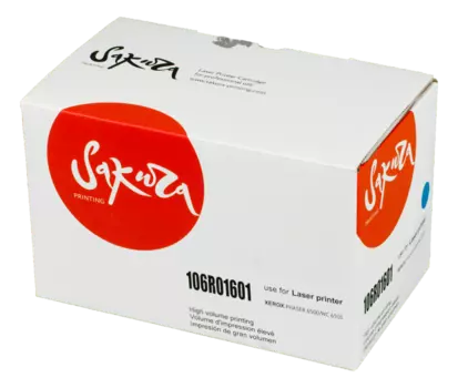 Картридж лазерный Sakura SA106R01601 (106R01601), голубой, 2500 страниц, совместимый для Xerox Phaser 6500/WC 6505