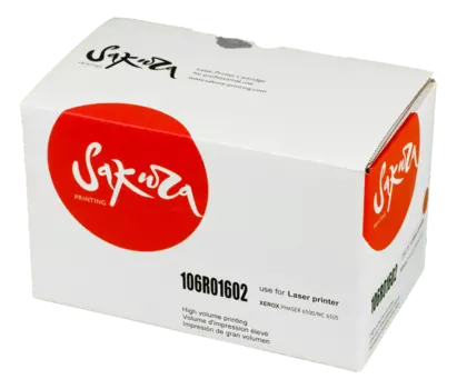 Картридж лазерный Sakura SA106R01602 (106R01602), пурпурный, 2500 страниц, совместимый для Xerox Phaser 6500/WC 6505