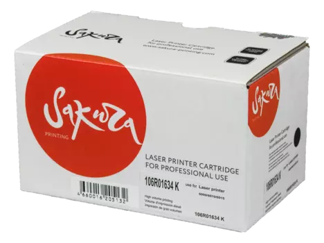Картридж лазерный Sakura SA106R01634 (106R01634), черный, 2000 страниц, совместимый для Xerox Phaser 6000 / 6010, WC6015