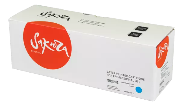 Картридж лазерный Sakura SA106R02233 (106R02233), голубой, 6000 страниц, совместимый для Xerox Phaser 6600/WC 6605