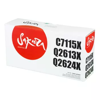 Картридж лазерный Sakura SAC7115X/Q2613X/2624X (15X/13X/24X/C7115X/Q2613X/2624X), черный, 3500 страниц, совместимый для LJ 1000/1150/1200/1200n/1200se/1220/1220se/1300/1300n/1300xi/3300/3310/3320/3320n/3330