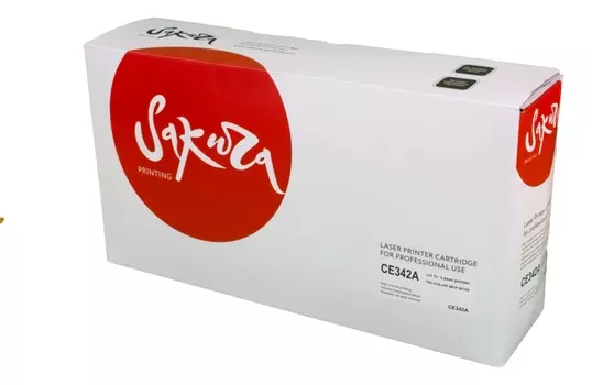 Картридж лазерный Sakura SACE342A (CE342A), желтый, 16000 страниц, совместимый для LJ 700/775