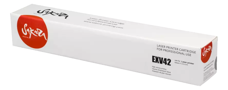 Картридж лазерный Sakura SACEXV42 (C-EXV42/6908B002), черный, 10200 страниц, совместимый для Canon iR-2202/2204