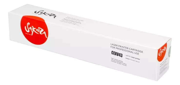 Картридж лазерный Sakura SACEXV43 (C-EXV43/2787B002/2788B002), черный, 15200 страниц, совместимый для Canon iR-1730i/1740i/1750i/imageRUNNER ADVANCE 400i/500i без чипа