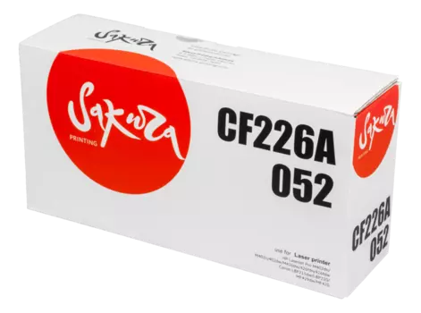 Картридж лазерный Sakura SACF226A/052 (26A/052/CF226A/2199C002), черный, 3100 страниц, совместимый для LJ Pro M402/M426; LBP212/214/215/MF421/426/428/429