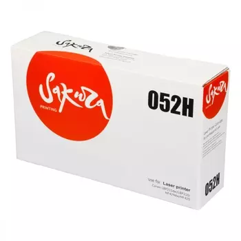 Картридж лазерный Sakura SACRG052H (052H/2200C002), черный, 9200 страниц, совместимый для Canon LBP212/214/215, MF421/426/428/429