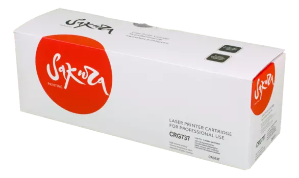Картридж лазерный Sakura SACRG737 (737/9435B004), черный, 2400 страниц, совместимый для Canon MF229dw, MF226dn, MF217w, MF216n, MF212w, MF211
