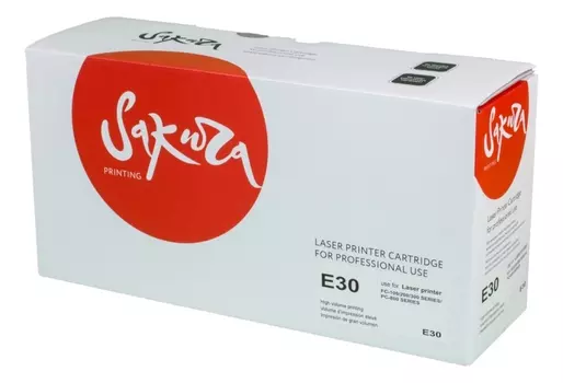 Картридж лазерный Sakura SAE30 (E30), черный, 4000 страниц, совместимый для Canon FC100/200/300Series/PC800Series