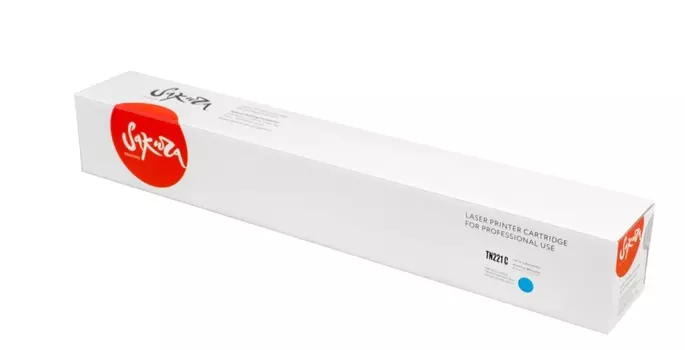 Картридж лазерный Sakura SAKMTN-221C (KMTN-221C/A8K3450), голубой, 21000 страниц, совместимый для Konica Minolta bizhub C227/bizhub C287 без чипа