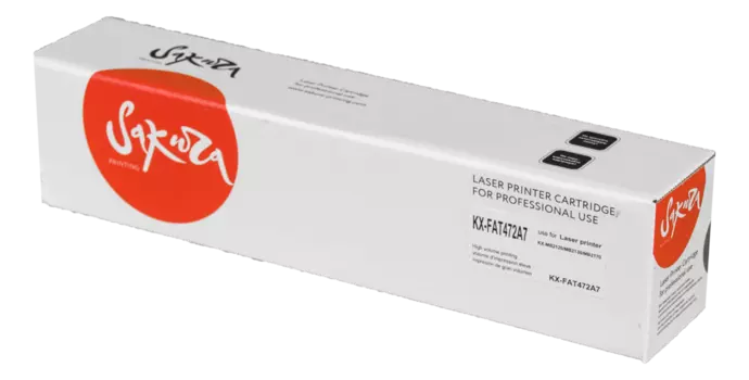 Картридж лазерный Sakura SAKXFAT472A7 (KX-FAT472A7), черный, 2500 страниц, совместимый для Panasonic KX-MB2110RU, KX-MB2117RU, KX-MB2130RU, KX-MB2137RU, KX-MB2170RU, KX-MB2177RU