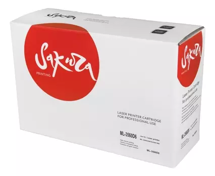 Картридж лазерный SAKURA SAML3560D6 (ML-3560D6/ML-3560D6/SEE), черный, 6000 страниц, совместимый, для Samsung ML-3560, ML-3561N, ML-3561ND