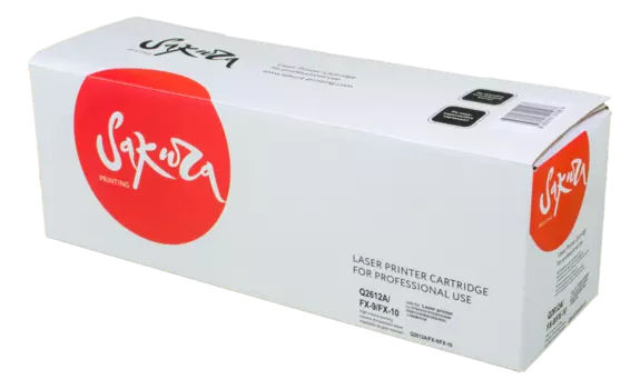 Картридж лазерный Sakura SAQ2612A/FX9/FX10 (Q2612A/FX-9/FX-10), черный, 2000 страниц, совместимый для MF4010/4012/4120/4150/4270/4320d/4322d/4330d/4340/4350d/4370dn/4680 FAX-L100/110/120/16, LJ 1010/1012/1015/1018/1020/1022/3015/3020/3030/3050/3052/3055/M1319f/M1005