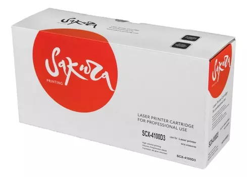 Картридж лазерный Sakura SASCX4100D3 (SCX-4100D3), черный, 3000 страниц, совместимый для Samsung SCX-4100, 4150