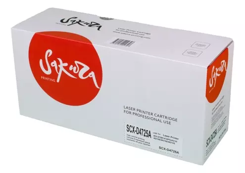 Картридж лазерный SAKURA SASCX4725A (SCX4725A), черный, 3000 страниц, совместимый, для Samsung SCX-4725F/4725FN/4021S/4321NS/4521NS/4521HS
