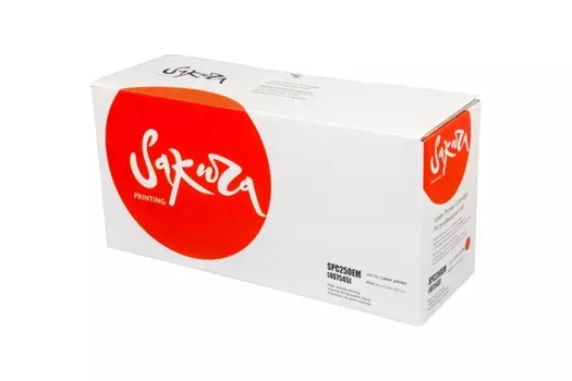 Картридж лазерный Sakura SASPC250EM (SPC250E M/407545), пурпурный, 1600 страниц, совместимый для Ricoh Aficio SP C250/C260/C261