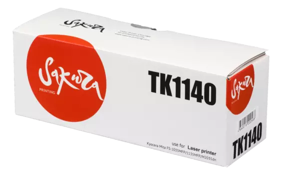 Картридж лазерный Sakura SATK1140 (TK1140), черный, 7200 страниц, совместимый для Kyocera FS-1035MFP/1135MFP