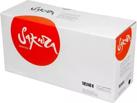 Картридж лазерный Sakura SATK5140K (TK-5140K/1T02NR0NL0), черный, 7000 страниц, совместимый для Kyocera M6530xdn / P6130cdn / M6030cdn без чипа