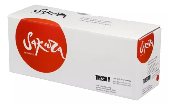 Картридж лазерный Sakura SATK5230M (TK-5230M/1T02R9BNL0), пурпурный, 2200 страниц, совместимый для Kyocera P5021cdn/M5521cdn