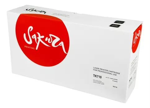 Картридж лазерный Sakura SATK710, черный, 40000 страниц, совместимый для Kyocera FS-9130DN/FS-9530DN