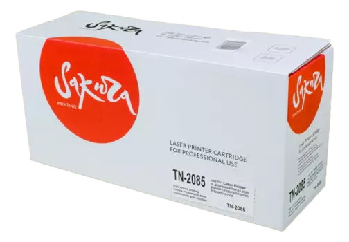 Картридж лазерный Sakura SATN2085 (TN2085), черный, 1500 страниц, совместимый для Brother HL2035, HL2037, HL2037E