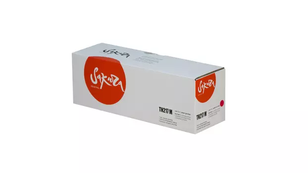 Картридж лазерный Sakura SATN217M (TN-217M/TN-217M), пурпурный, 2300 страниц, совместимый для Brother DCP-L3550CDW/ DCP-L3550/ HL-L3230CDW/ HL-L3230/ MFC-L3770CDW/ MFC-L3770