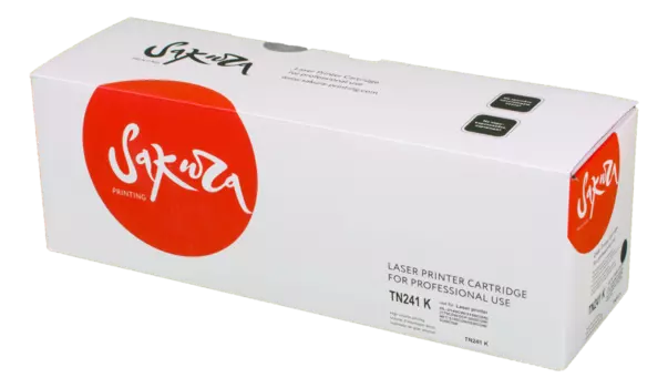 Картридж лазерный Sakura SATN241Bk (TN-241Bk), черный, 2600 страниц, совместимый для Brother HL-3140CW, HL-3150CDW, HL-3170CDW, DCP-9020CDW, MFC-9140CDN, MFC-9330CDW, MFC-9340CDW