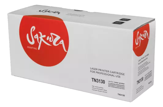 Картридж лазерный Sakura SATN3130 (TN-3130), черный, 3500 страниц, совместимый для Brother HL-5240, HL-5240L, HL-5250DN, HL-5270DN, HL-5280DW, DCP-8060, DCP-8065DN, MFC-8460N, MFC-8860DN, MFC-8870DW