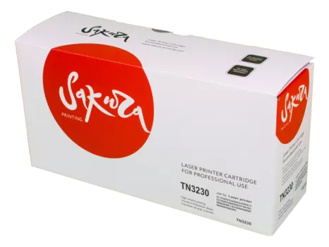 Картридж лазерный Sakura SATN3230 (TN-3230), черный, 3000 страниц, совместимый для Brother HL5340D/5350DN/5370DW/5380DN/DCP8085/8070/MFC8370/8880
