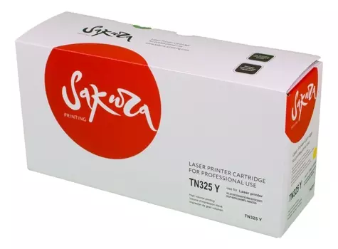 Картридж лазерный Sakura SATN325Y (TN-325Y), желтый, 3500 страниц, совместимый для Brother HL-4140CN, HL-4150CDN, HL-4570CDW, HL-4570CDWT, DCP-9055CDN, DCP-9270CDN, MFC-9460CDN, MFC-9465CDN, MFC-9970CDW