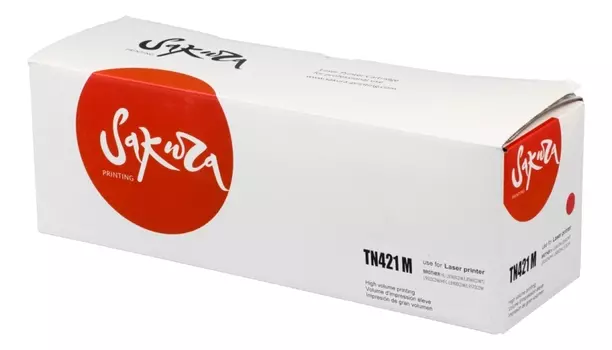 Картридж лазерный Sakura SATN421M (TN-421M), пурпурный, 1800 страниц, совместимый для Brother HL-8260DCW, DCP-8410, MFC-8690