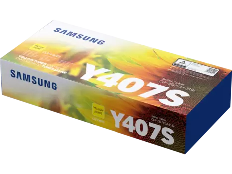 Картридж лазерный Samsung CLT-Y407S/SU476A, желтый, 1000 страниц, оригинальный, для Samsung CLP-320/325/CLX-3185