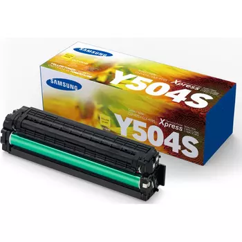 Картридж лазерный Samsung CLT-Y504S/SU504A, желтый, 1800 страниц, оригинальный, для Samsung CLX-4195FN/4195FW CLP-415N/415NW Xpress C1810/C1860