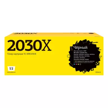 Картридж лазерный T2 TC-HW2030X (415X/W2030X), черный, 7600 страниц, совместимый для CLJ Pro M454/455/479/480