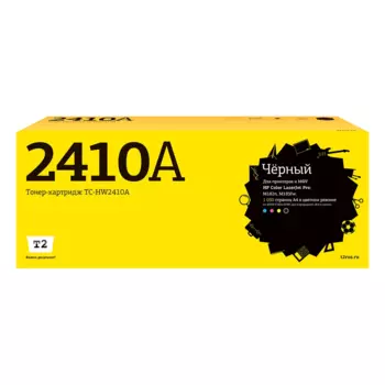 Картридж лазерный T2 TC-HW2410A (№216A/W2410A), черный, 1050 страниц, совместимый для CLJ Pro M182n/M183fw