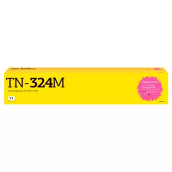 Картридж лазерный T2 TC-MTN-324M (TN-324M/TN-512M/TN-514M), пурпурный, 26000 страниц, совместимый для Konica Minolta BizHub C258/BizHub C458/BizHub C558/BizHub C658