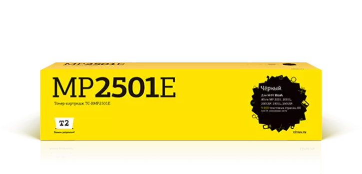 Картридж лазерный T2 TC-RMP2501E (MP2501E/841769/842009/842341), черный, 9000 страниц, совместимый для Ricoh Aficio MP2001/MP2001L/MP2001SP/MP2501/MP2501L/MP2501SP