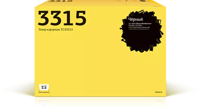 Картридж лазерный T2 TC-X3315 (106R02310), черный, 5000 страниц, совместимый для Xerox WorkCentre 3315DN/3325DNI