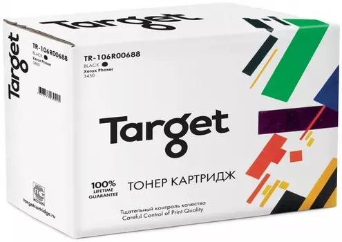 Картридж лазерный Target TR-106R00688 (106R00688), черный, 10000 страниц, совместимый для Xerox Phaser 3450 с чипом