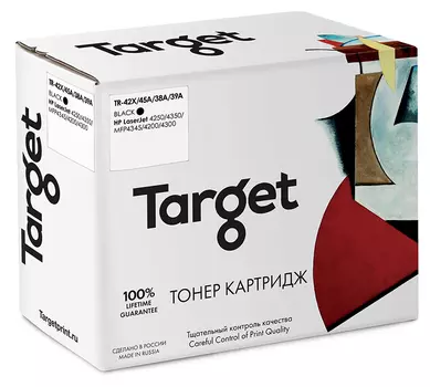 Картридж лазерный Target TR-42X/45A/38A/39A (Q5942X/Q5945A/Q1338A/Q1339A), черный, 20000 страниц, совместимый для LJ 4250/4350/MFP4345/4200/4300 с чипом