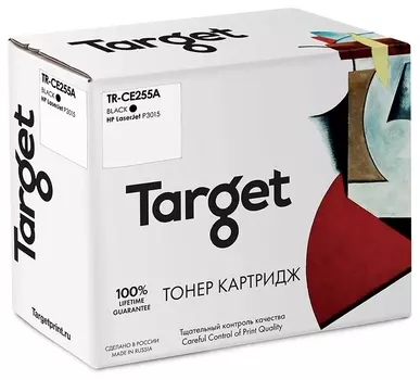 Картридж лазерный Target TR-CE255A (CE255A), черный, 6000 страниц, совместимый для LaserJet Enterprise 500 M525dn / 500 M525f / M525c / P3015 / P3015d / P3015dn / P3015x, LJ Pro M521dn / M521dw с чипом